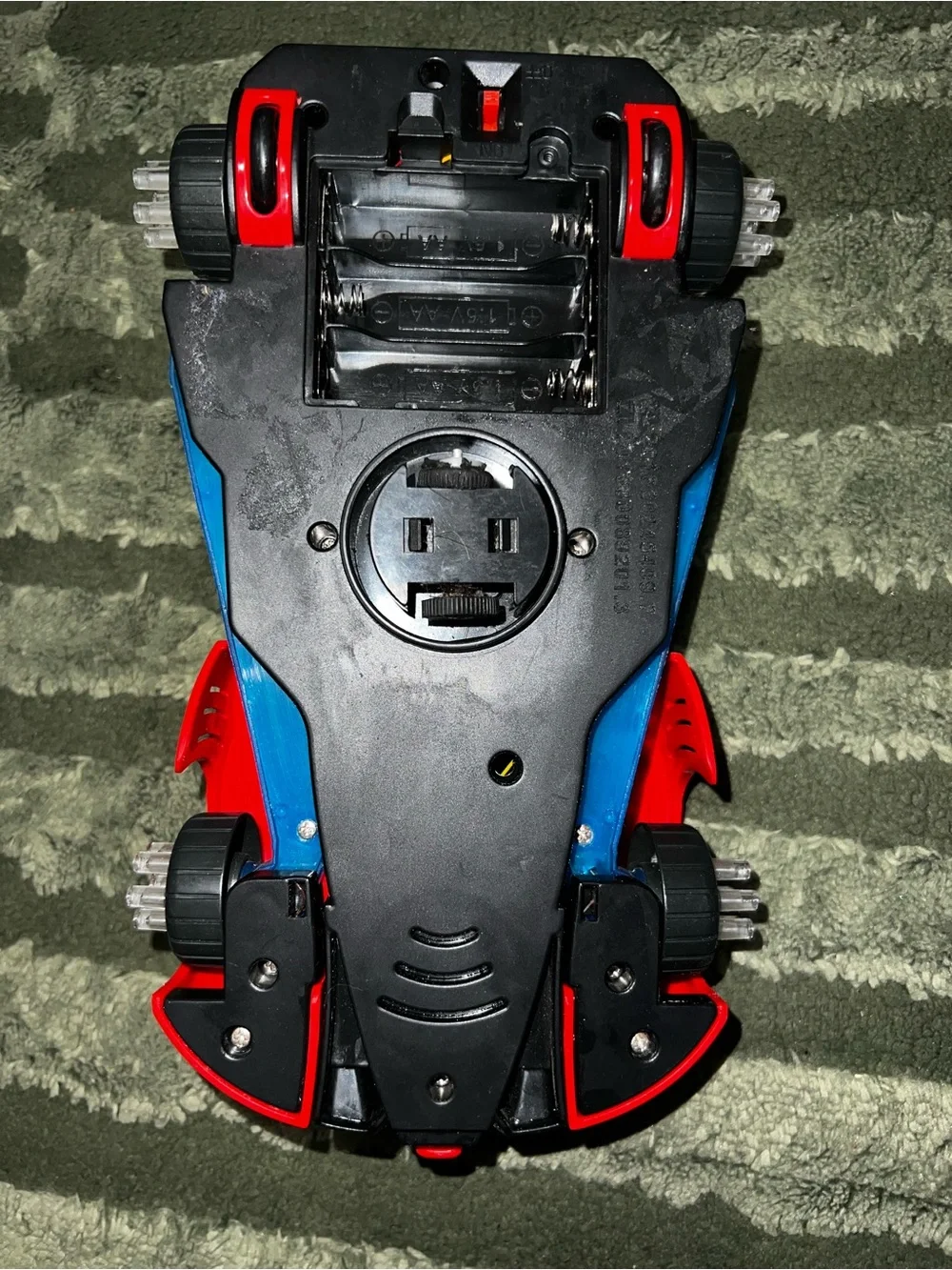 Battleship Kids Toy Car - Red, White & Blue